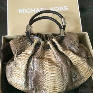 Michael Korse Bag, snake skin, authentic